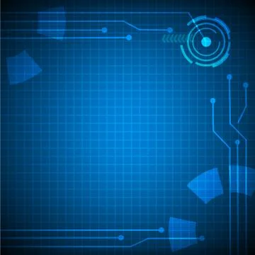 Abstract background shows the innovation of technology Stock Illustration