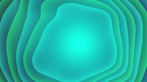 Abstract background shows soft waves of teal and green hues Stock Footage 312875450