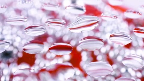 Abstract background in silver and red tones.  Video stock 303615590
