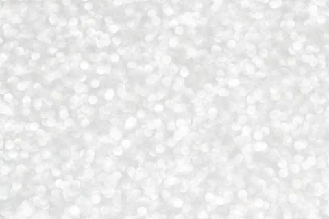 Abstract background with silver blurred small circles. Stock Photos
