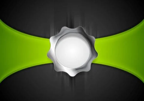 Abstract background with silver gear shape Abstract background with silver... Stock Photos