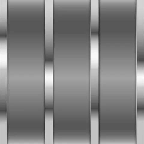 Abstract Background Silver Metallic 3d Chrome vector. Metallic pattern design Stock Illustration