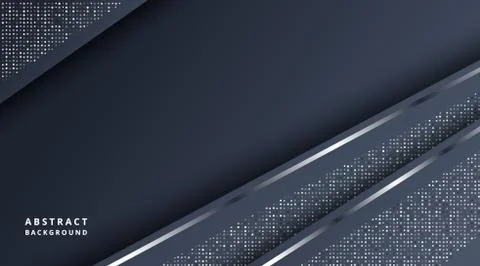 Abstract Background Silver metallic dark with glitter Stock Illustration