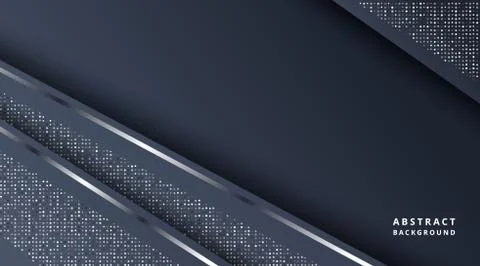 Abstract Background Silver metallic dark with glitter Stock Illustration