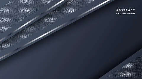 Abstract Background Silver metallic dark with glitter Stock Illustration