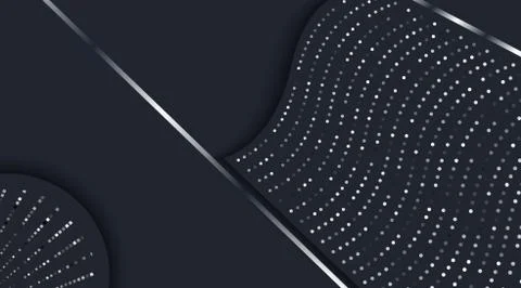 Abstract Background Silver metallic dark with glitter 스톡 일러스트
