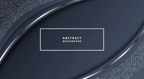 Abstract Background Silver metallic dark with glitter Stock Illustration