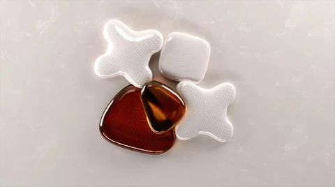 Abstract background. Simple geometric shapes. Stock Illustration