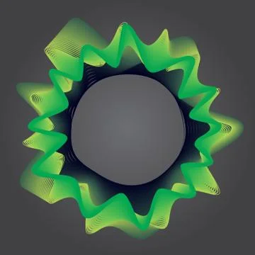 Abstract Background simple line, yellow green - Vector Illustration Stock Illustration