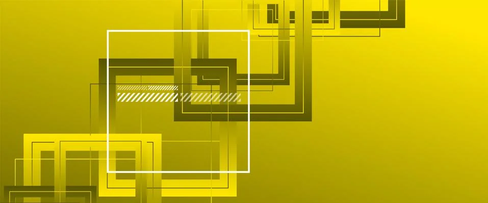 Abstract background with simple square or rectangle geometrical shapes Stock Illustration