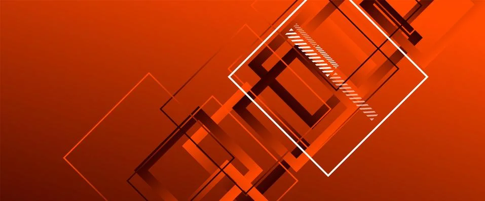 Abstract background with simple square or rectangle geometrical shapes Stock Illustration