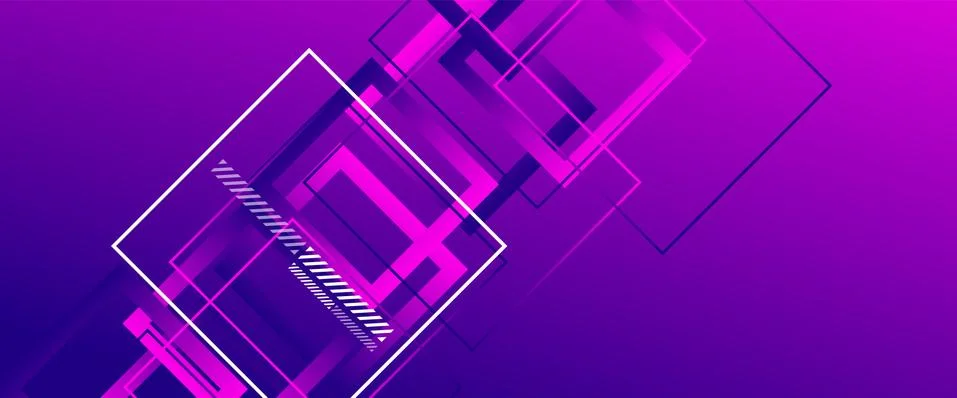 Abstract background with simple square or rectangle geometrical shapes Stock Illustration