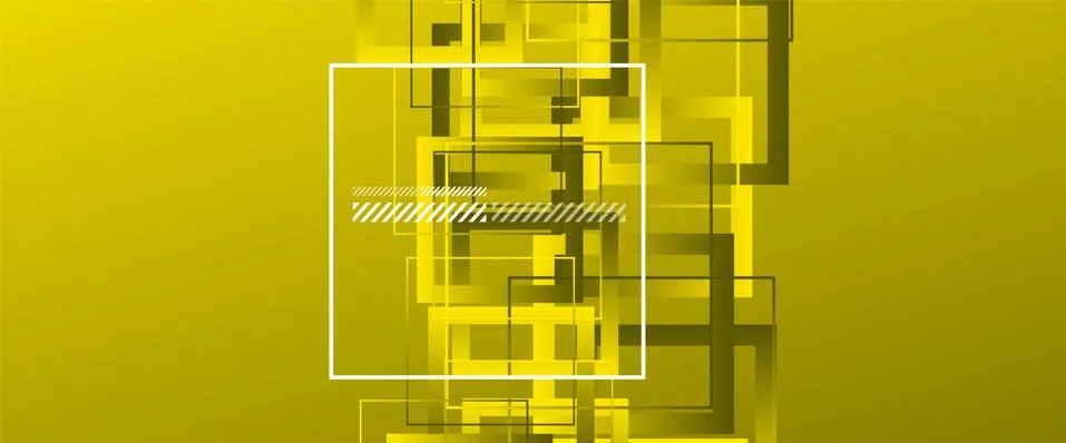 Abstract background with simple square or rectangle geometrical shapes Stock Illustration