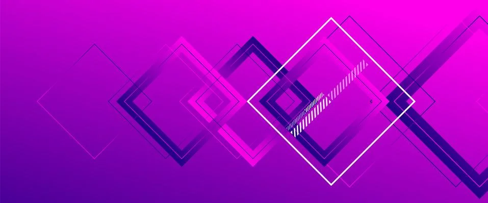 Abstract background with simple square or rectangle geometrical shapes Stock Illustration