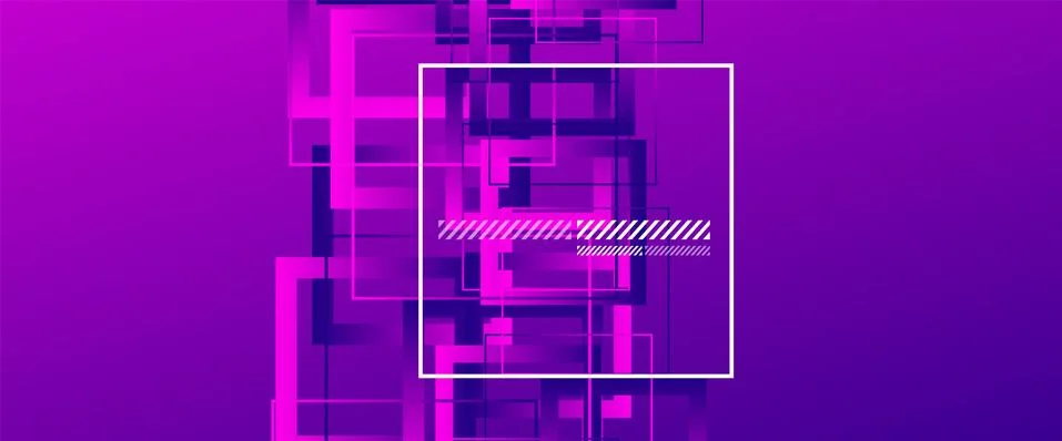 Abstract background with simple square or rectangle geometrical shapes Stock Illustration