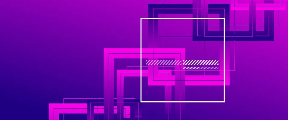 Abstract background with simple square or rectangle geometrical shapes Stock Illustration