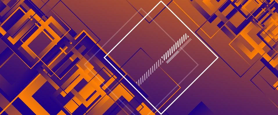 Abstract background with simple square or rectangle geometrical shapes 스톡 일러스트