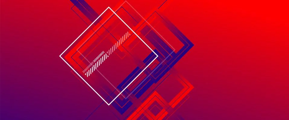 Abstract background with simple square or rectangle geometrical shapes Stock Illustration