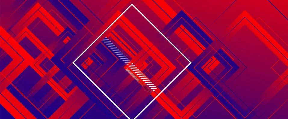 Abstract background with simple square or rectangle geometrical shapes Stock Illustration