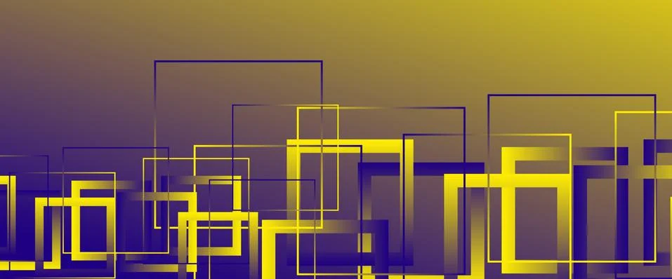 Abstract background with simple square or rectangle geometrical shapes Illustrazione stock