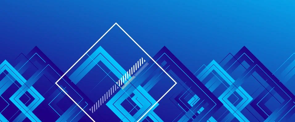 Abstract background with simple square or rectangle geometrical shapes Illustrazione stock