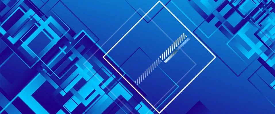 Abstract background with simple square or rectangle geometrical shapes Stock Illustration