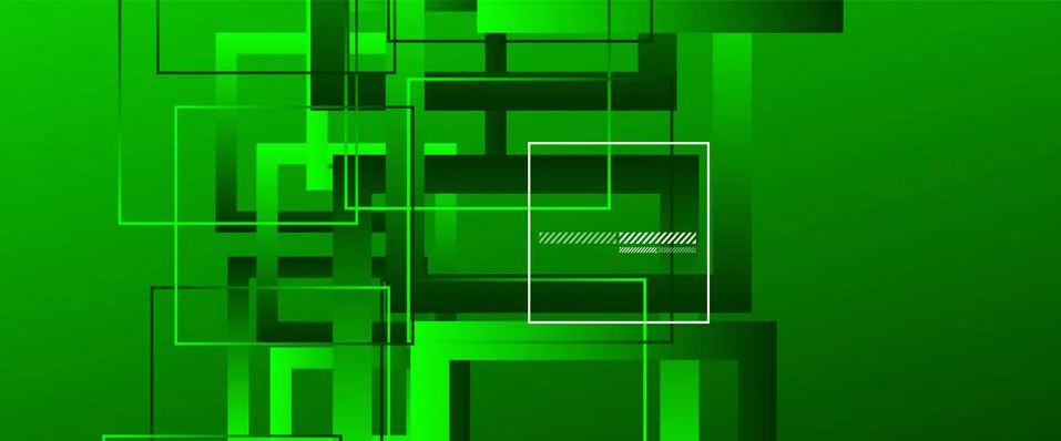 Abstract background with simple square or rectangle geometrical shapes Stock Illustration