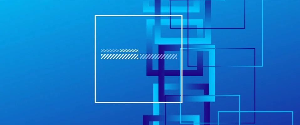Abstract background with simple square or rectangle geometrical shapes Stock Illustration