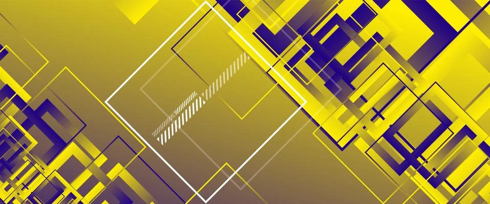 Abstract background with simple square or rectangle geometrical shapes Stock Illustration