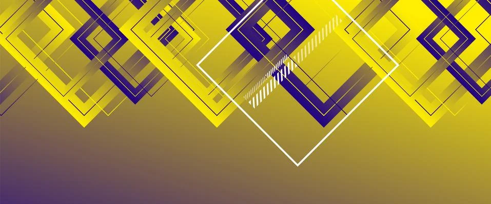 Abstract background with simple square or rectangle geometrical shapes Stock Illustration