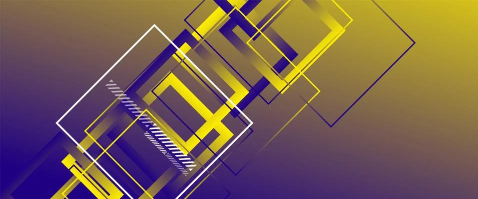 Abstract background with simple square or rectangle geometrical shapes Illustrazione stock