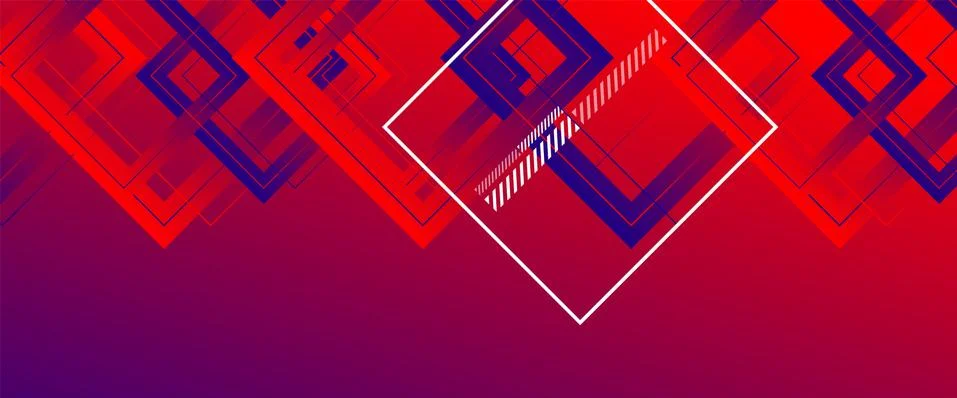 Abstract background with simple square or rectangle geometrical shapes Stock Illustration