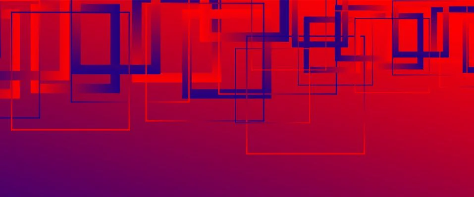 Abstract background with simple square or rectangle geometrical shapes Illustrazione stock