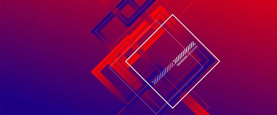 Abstract background with simple square or rectangle geometrical shapes Stock Illustration