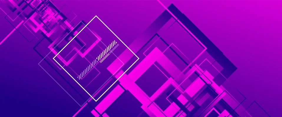 Abstract background with simple square or rectangle geometrical shapes Illustrazione stock