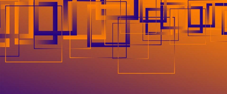 Abstract background with simple square or rectangle geometrical shapes Illustrazione stock