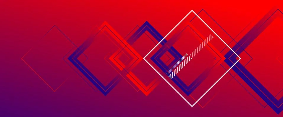 Abstract background with simple square or rectangle geometrical shapes Illustrazione stock