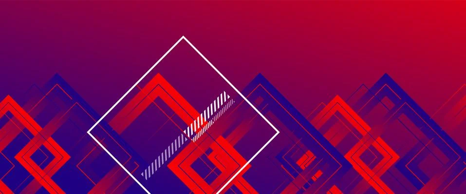 Abstract background with simple square or rectangle geometrical shapes Stock Illustration