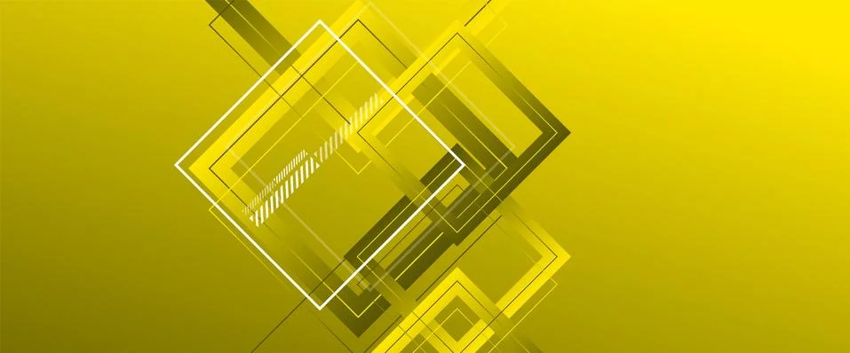 Abstract background with simple square or rectangle geometrical shapes Stock Illustration