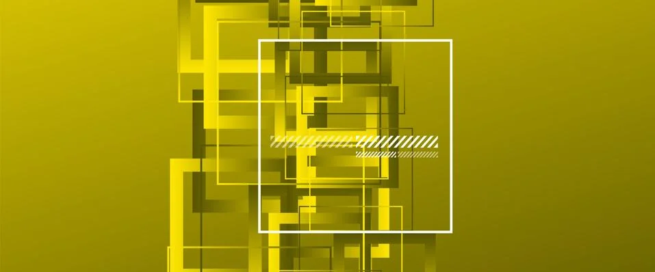 Abstract background with simple square or rectangle geometrical shapes Stock Illustration