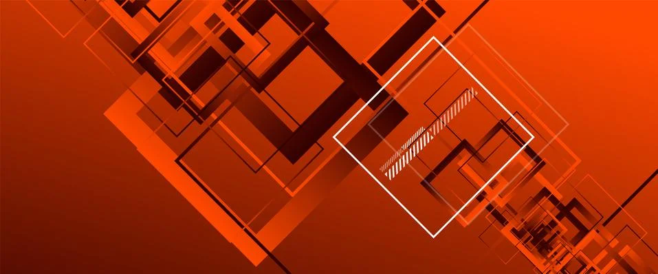 Abstract background with simple square or rectangle geometrical shapes Stock Illustration