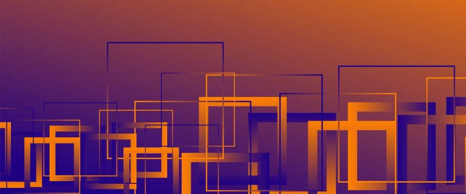 Abstract background with simple square or rectangle geometrical shapes Stock Illustration