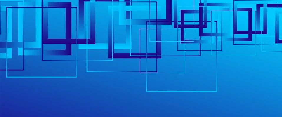 Abstract background with simple square or rectangle geometrical shapes Stock Illustration