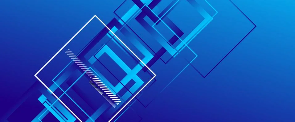 Abstract background with simple square or rectangle geometrical shapes Stock Illustration