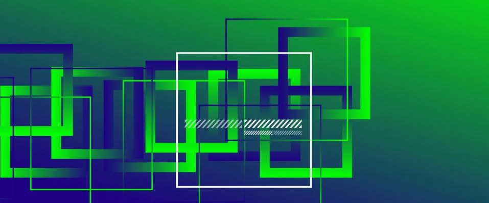 Abstract background with simple square or rectangle geometrical shapes Stockillustratie