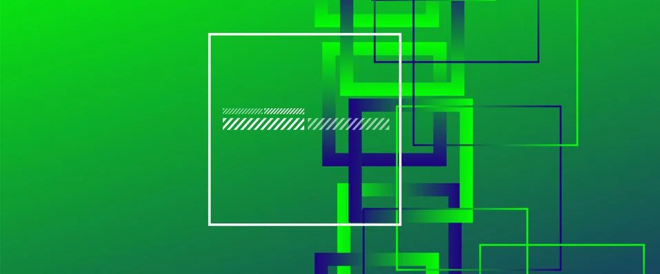 Abstract background with simple square or rectangle geometrical shapes Stock Illustration
