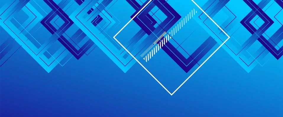 Abstract background with simple square or rectangle geometrical shapes Stock Illustration