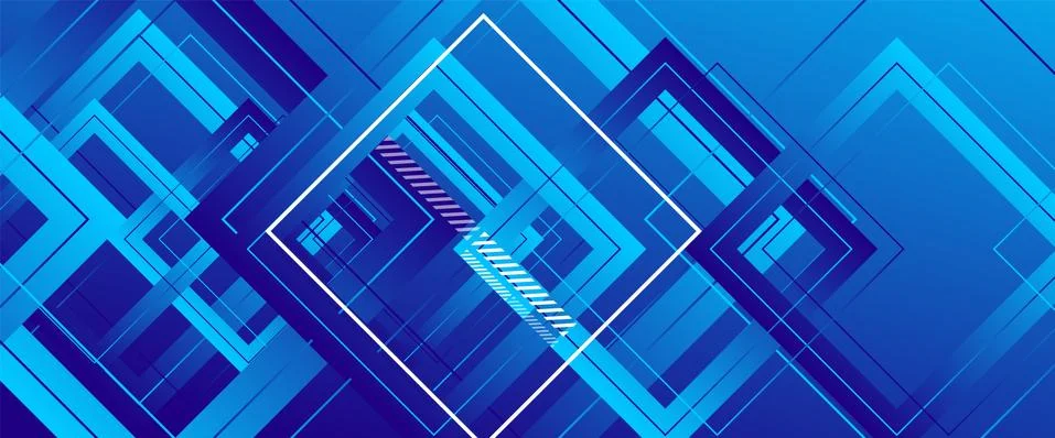 Abstract background with simple square or rectangle geometrical shapes Illustrazione stock