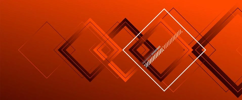 Abstract background with simple square or rectangle geometrical shapes Stock Illustration