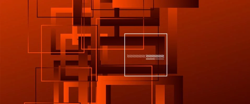 Abstract background with simple square or rectangle geometrical shapes 스톡 일러스트